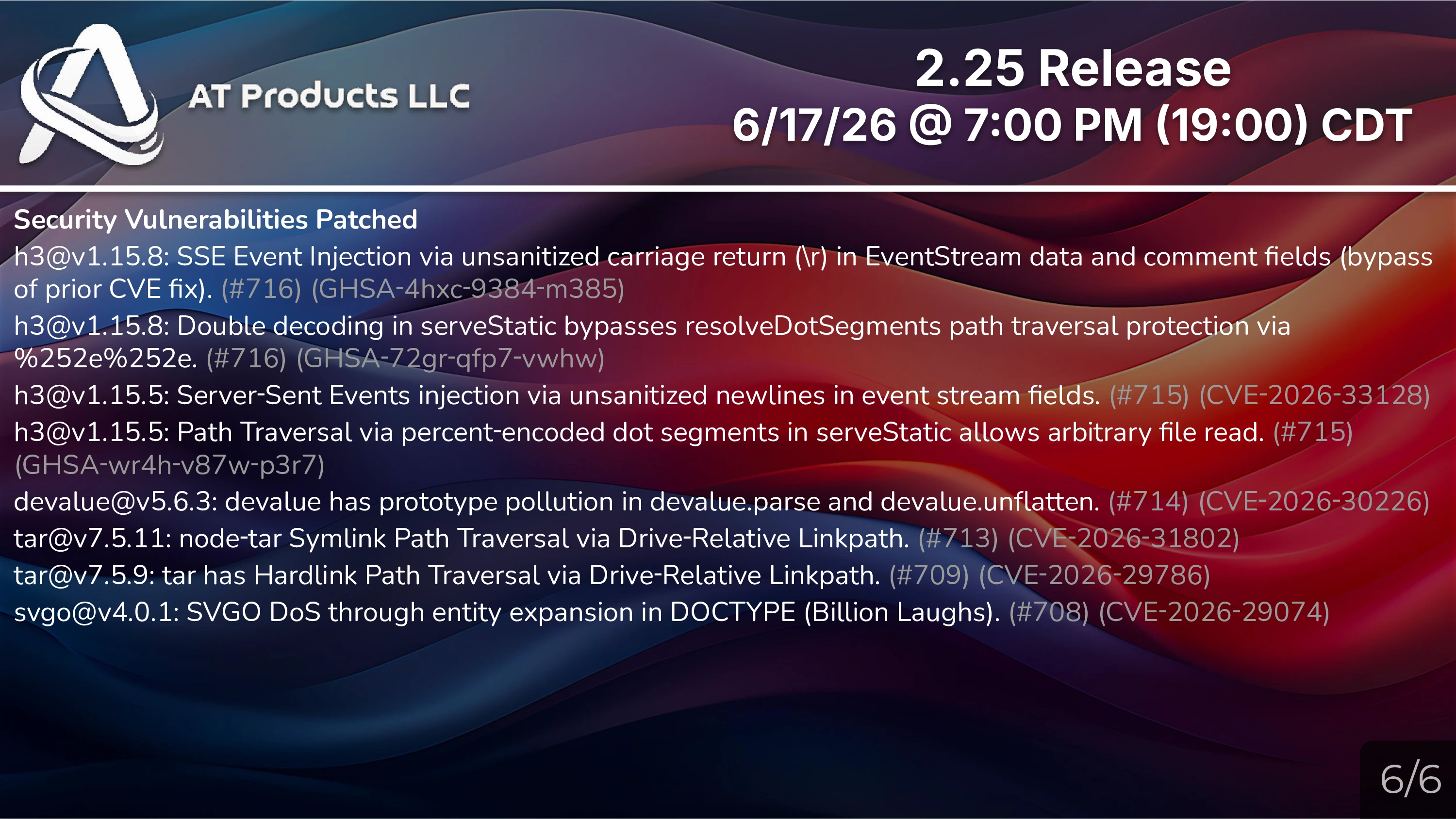 2.24.1 Release Slide 6